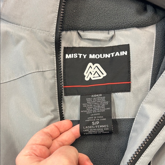 Women's Gray Soft Shell Spring/Winter Jacket - Picture 2 of 4